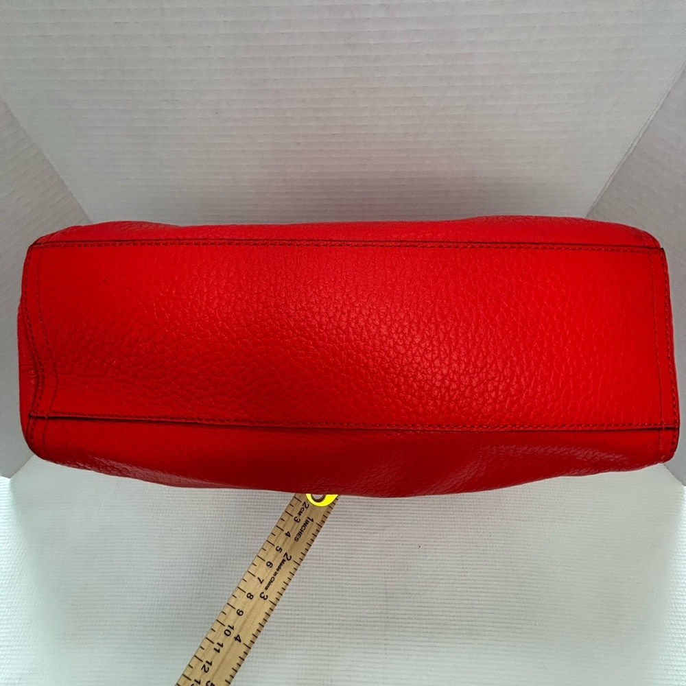 kate spade Bright Red Leather Tassel Hobo Shoulder Bag - Picture 6 of 13